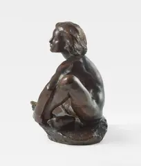 Georg Kolbe, Sitzende (Sitzendes Mädchen, Hockendes Mädchen), 1907, Bronze