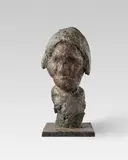 Markus Lüpertz, Die Wäscherin von Max Liebermann, 1997, Bronze, partially colored. Approx