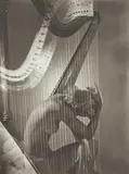 Lisa with Harp, Paris by Horst P. Horst, 1939, Platinum-palladium print, printed later, sold Nov 2024