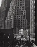 Todd Webb, From Fulton Street El Station, New York, 1946, Gelatin silver print, printed