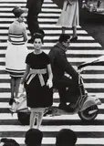 William Klein, Simone + Nina, Piazza di Spagna, Rome (for: Vogue), 1960, Gelatin silver print, printed later
