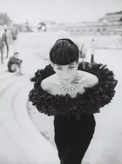 'Decolleté' - Model Lucky (Christian Dior, Paris) by Walde Huth-Schmölz, 1955, Gelatin silver print, printed, sold Nov 2024