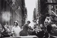 Cornell Capa, JFK and Jackie, New York City, 1960, Gelatin silver print, printed