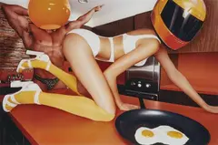 David LaChapelle, Breakfast of Champions, 2001, Chromogenic print