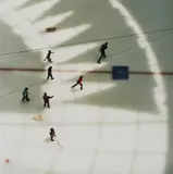 Boris Becker, Eishockey Doha, Katar, 2005, Chromogenic print