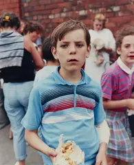 Tom Wood, Boy from Vauxhall Gardens, Liverpool (from the series: People), 1984, Chromogenic print on Kodak-Professional paper