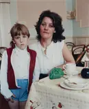 Tom Wood, Mother and Daughter, Brice's Cafe, New Brighton  (from the series: People), 1985, Chromogenic print on Kodak-Professional paper