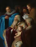 attributed to Pieter Fransz. de Grebber, The Presentation at the Temple, Oil on canvas