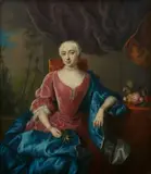 Balthasar Denner, Portrait of a Lady in a Pearl Necklace, Oil on canvas (relined)