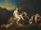 The Toilette of Venus by Christian Wilhelm Ernst Dietrich, called Dietricy, attributed to, Oil on copper, sold Nov 2024