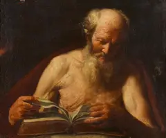 Hendrick de Somer, Saint Jerome, Oil on canvas (relined)