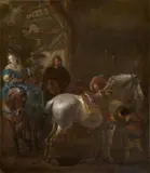 Philips Wouwerman, Departing for a Falcon Hunt