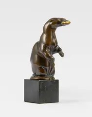 August Gaul, Fischotter, 1902/1909, Bronze