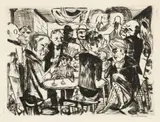 Max Beckmann, Kahlbaum, 1919, Etching on wove paper