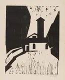 Karl Schmidt-Rottluff, Villa mit Turm