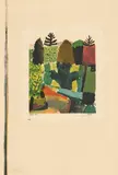 Paul Klee, Park, 1914, Colour lithograph on laid paper