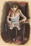 Richard Ziegler, Mädchen am Tisch