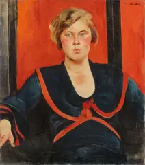 Willy Jaeckel, Frauenbildnis, Circa 1930, Oil on canvas