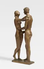 Gerhard Marcks, Liebespaar, unbekleidet, 1973, Bronze