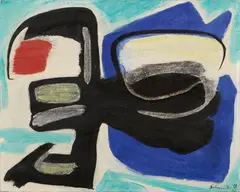 Gérard Ernest Schneider, Opus 503, 1951, Oil on canvas