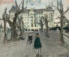 Varlin, Ouchy, 1942, Oil on card