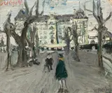 Varlin, Ouchy, 1942, Oil on card