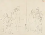 La danse des banderilles by Pablo Picasso, 1954, Lithograph on wove paper with watermark "ARCHES", sold Jun 2024