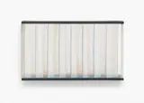 Adolf Luther, Untitled, 1974, Mirror object: 8 concave mirror strips in front of a mirror on wood. In object box
