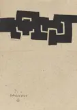 Eduardo Chillida, Untitled, 1979, Indian ink and collage on paper