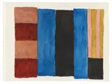 Sean Scully, Untitled (7.21.86), 1986, Watercolour over pencil on card