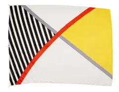 Fahne für Berlin by Roy Lichtenstein, 1989, Colour screenprint on polyester fabric. Approx, sold Jun 2024