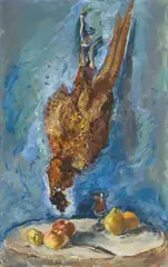 Marwan, Untitled (Still life pheasant), 1977, Oil on canvas