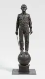 Stephan Balkenhol, Neuer Eiserner Mann, 2004, Bronze with black-brown patina. Approx
