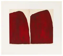 Roni Horn, Untitled, 1985, Pigments, lacquer, pencil and coloured pencil on paper