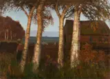 Otto Modersohn, Unter Birken, 1902, Oil on canvas