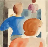 Oskar Schlemmer, Drei Frauen von rückwärts
