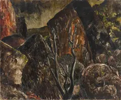 Paysage (Gorges du Tarn) by Jean Léon Fautrier, 1925, Oil on canvas, sold Jun 2024