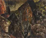 Jean Léon Fautrier, Paysage (Gorges du Tarn), 1925, Oil on canvas