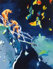 Norbert Bisky, Borderline, 2010, Oil on canvas