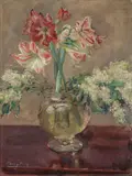 Max Slevogt, Amaryllis und Flieder