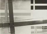 Lucia Moholy, Konstruktion auf Aluminiumgrund mit Glasplatten von László Moholy-Nagy