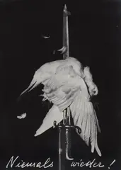 John Heartfield, Niemals wieder!, 1930-32/1959, Gelatin silver print, printed c.