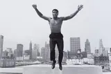 Thomas Hoepker, Muhammad Ali (Ali jumping), Chicago, 1966, Gelatin silver print, printed later