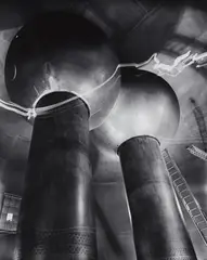 Van De Graaff Generator, Cambridge/MA by Berenice Abbott, 1958, Gelatin silver print, printed later, sold Jun 2024