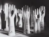 Peter Keetman, Porzellan-Hände, 1958, 2 ferrotyped gelatin silver prints, a vintage print and a later print on Agfa paper