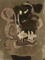 Chargesheimer, Scenarium, 1961, Vintage photo work (gelatin silver painting) on Agfa-Brovira paper