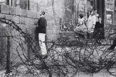 Die Mauer, Bernauer Straße, Berlin by Will McBride, 1961, Gelatin silver print, printed, sold Jun 2024