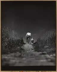 Jan Saudek, On the Road, 1964, Gelatin silver print