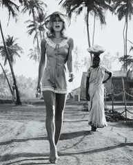 Peter H. Fürst, Gaby in Goa (India), 1975, Gelatin silver print, printed