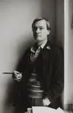Benjamin Katz, Per Kirkeby, Köln, 1984, Vintage ferrotyped gelatin silver print on Agfa paper